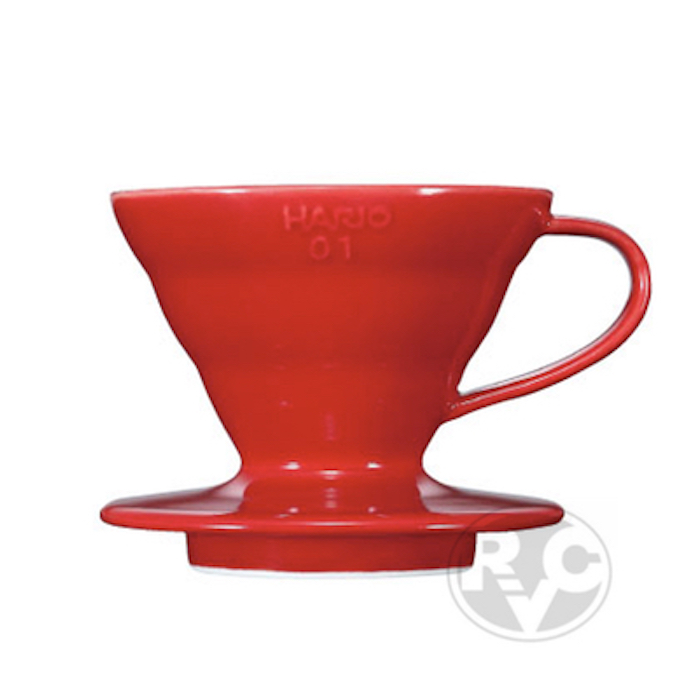 Hario VDC-01R. Воронка керамическая красная. 1-2 чашки