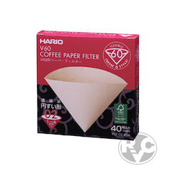 Hario VCF-02-40M. Бумажный фильтр. 40 шт.
