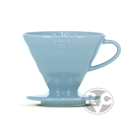 Hario VDC-02-BU-UEX. Воронка керамическая голубая. 1-4 чашки